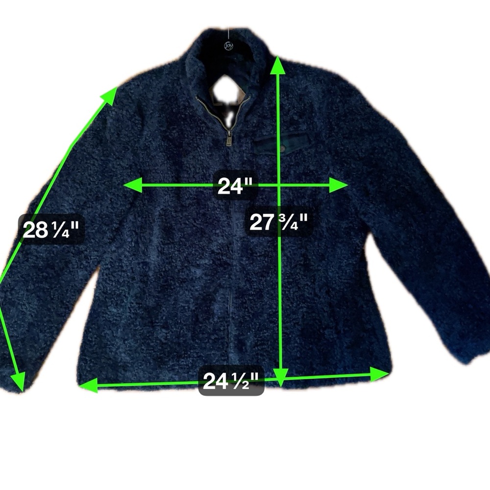 Pendleton Sherpa Zip Front Jacket With Plaid Coll… - image 8